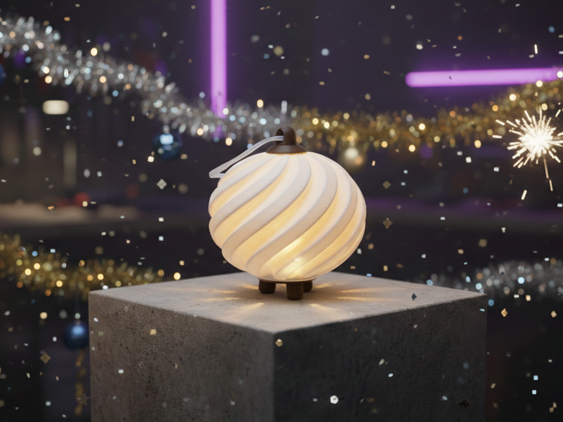 Christmas Ball "Spiral"