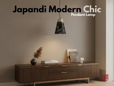Japandi Modern Chic Pendant Lamp