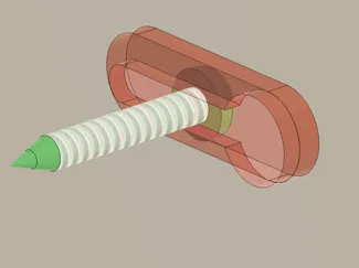Keyhole Mounting Slot Negative Part Generator