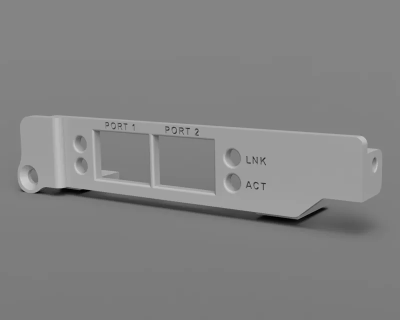 Lenovo M90q Gen3 ConnectX-4 LX (Dell CX4121C) Dual 25G Baffle