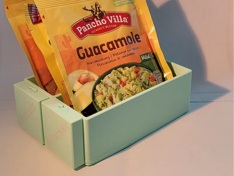 Parametric spice organizer
