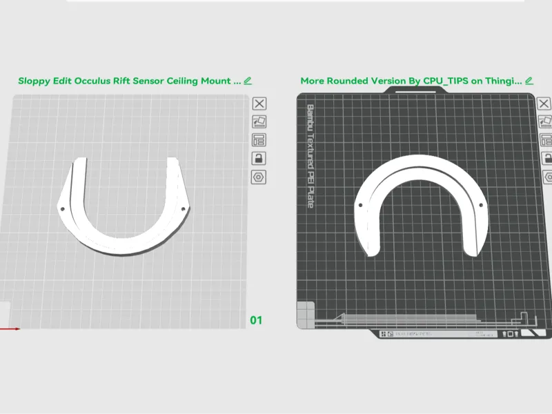 Oculus RV1 Mount Remixed