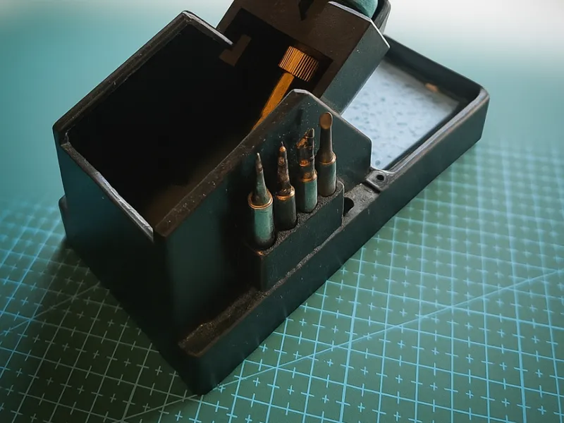 Minimalist Yihua (852D) solder tip holder