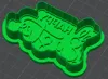 Debossing version 0.2mm layer, 2 walls, 15% infill