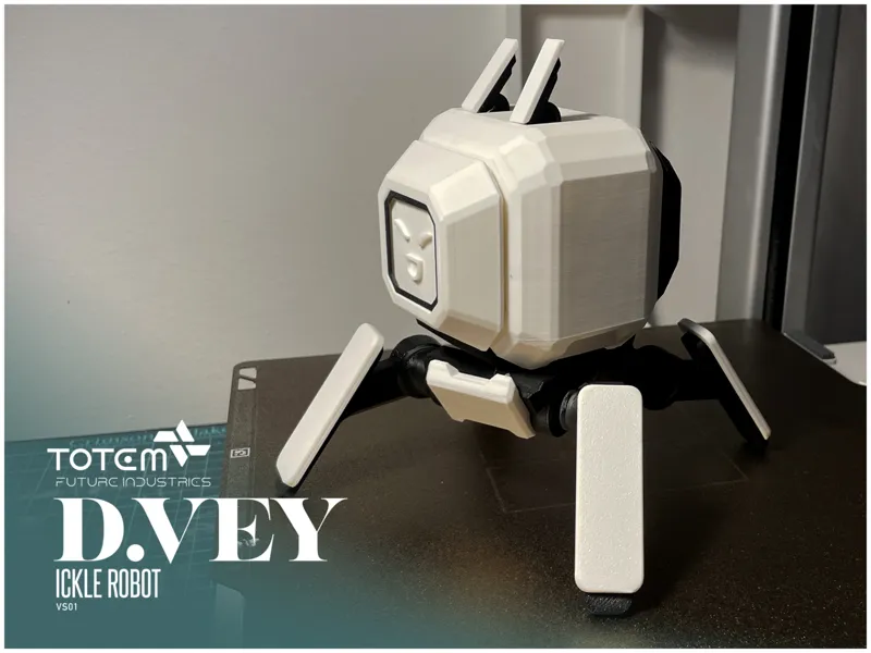 D.VEY - little robot figure - NO AMS