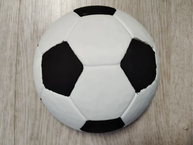 Letra O pelota de futbol