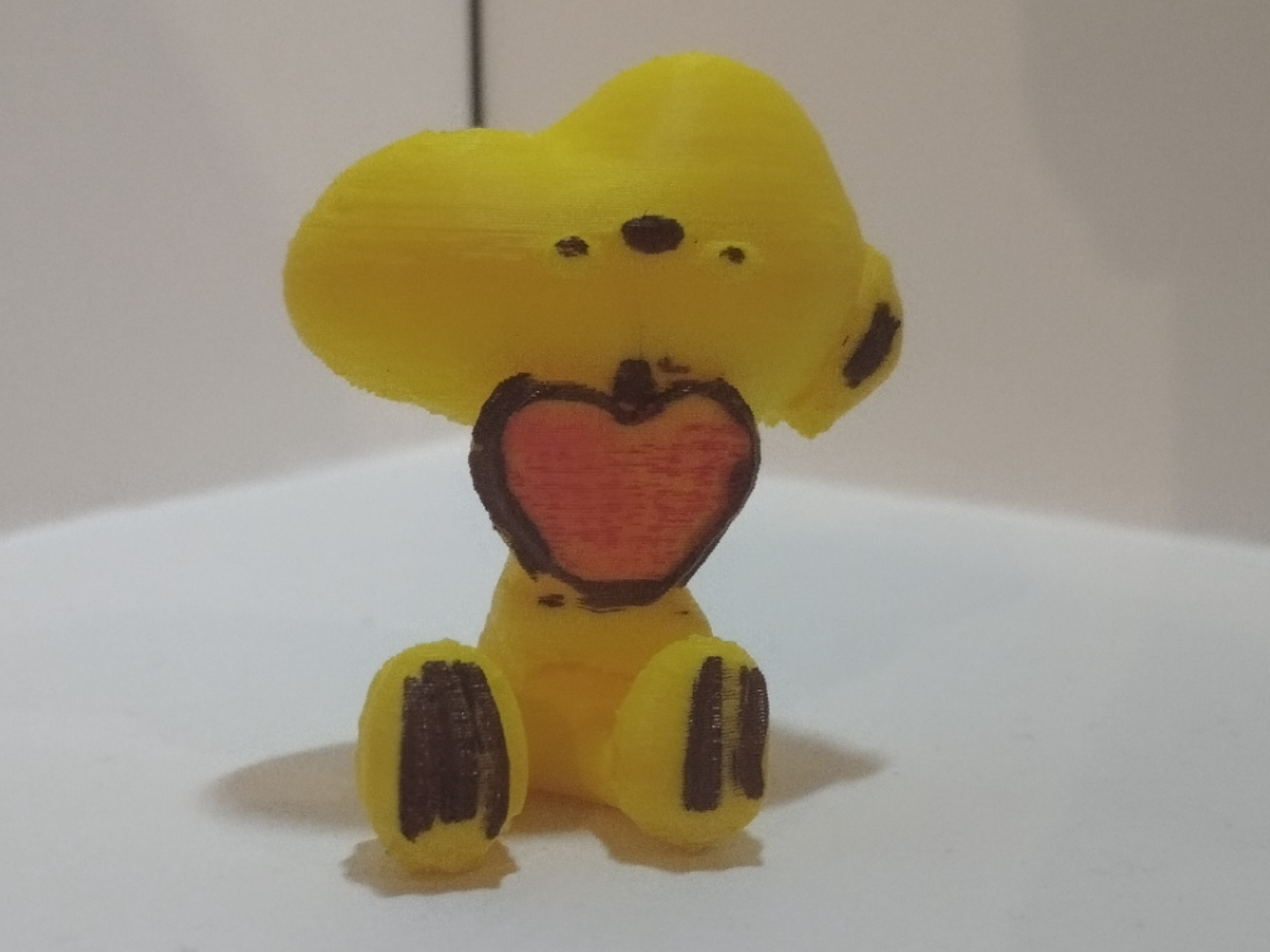 Valentines day figure with heart