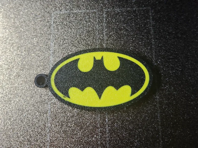 batman logo keychain