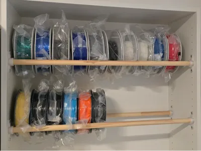 IKEA Billy support for filament