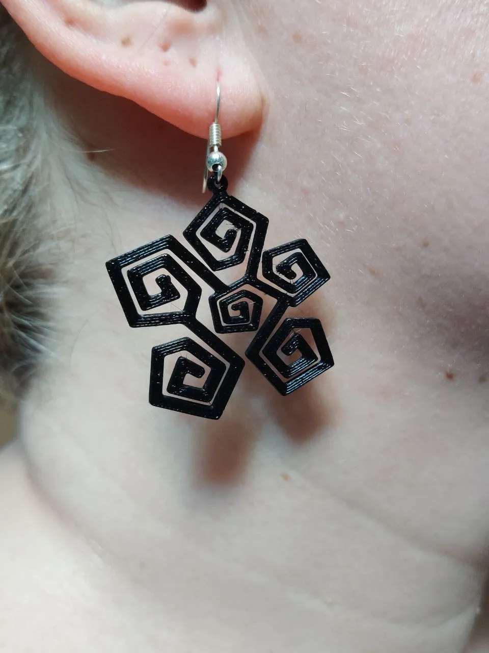 Spiraling Elegance Earrings view 2