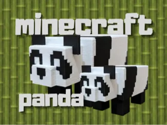 Panda de minecraft