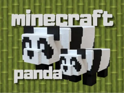 Panda de minecraft