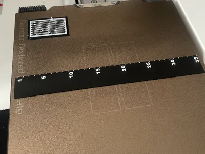 Bullet Journal A5 Dot Grid Ruler (A1 mini v1)