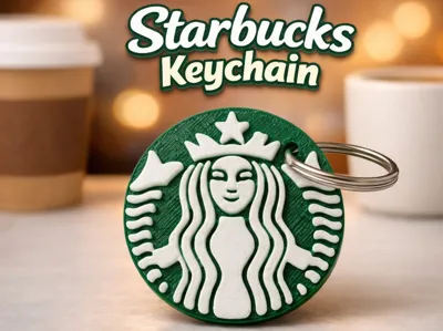 Starbucks Logo Keychain