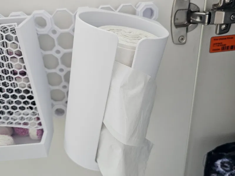 Trash bag holder - multiboard attachment