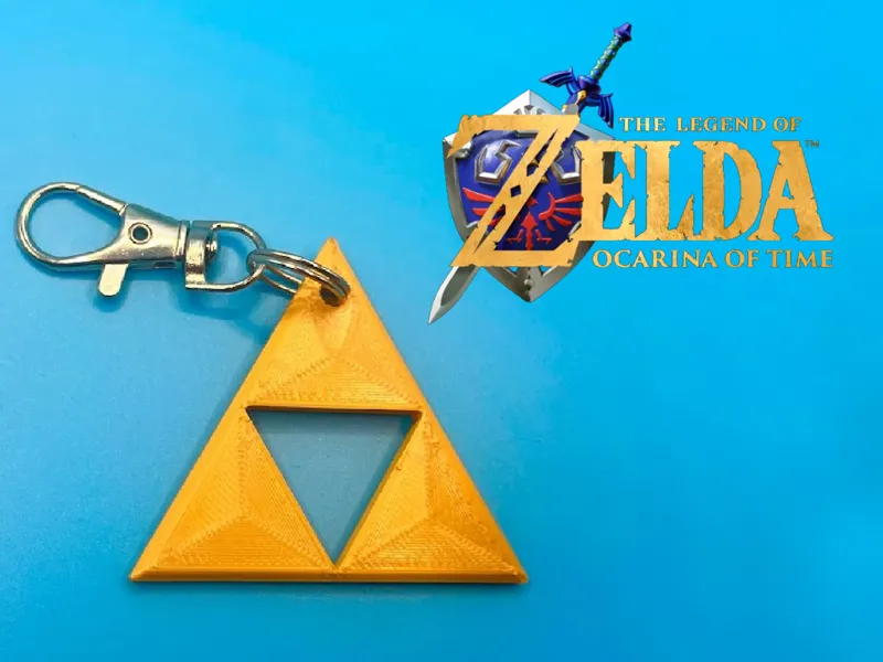 Triforce Keyring