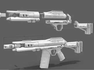 【小猫的胡思乱想】科幻水弹发射器MK V，2号波用