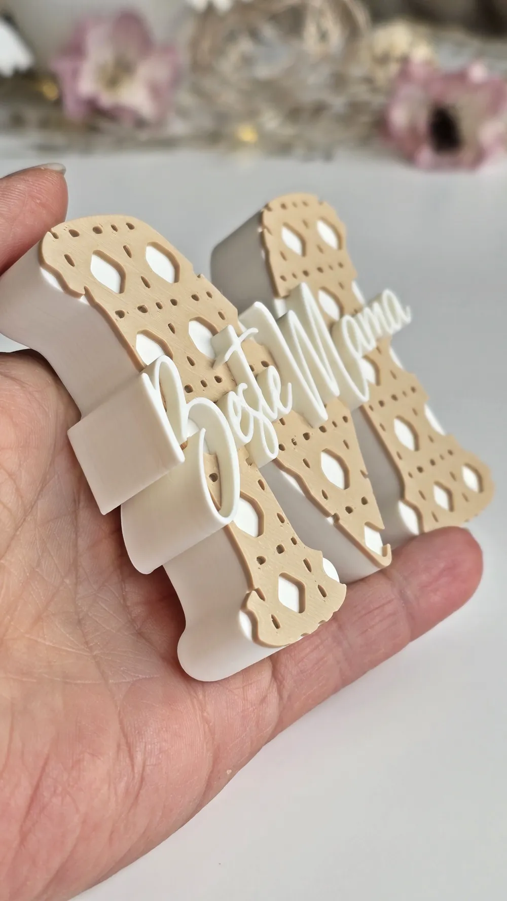 Mother's Day Lettering Letter - Best Mom - Free 3D Print Model - MakerWorld