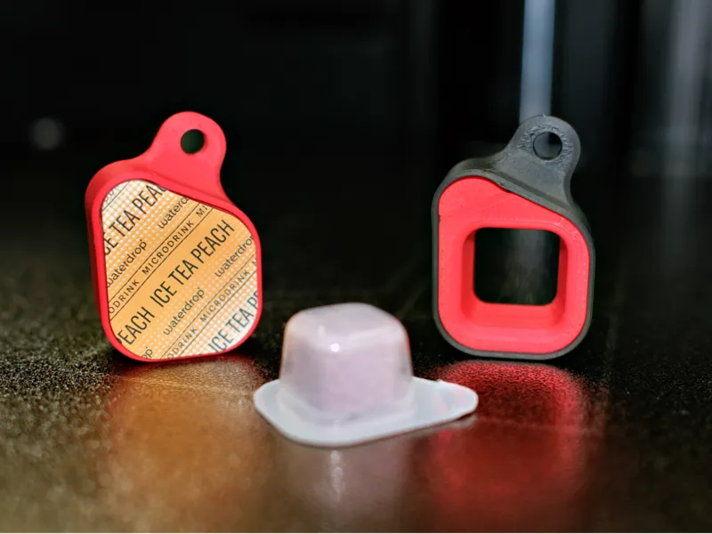 Waterdrop Keychain Holder
