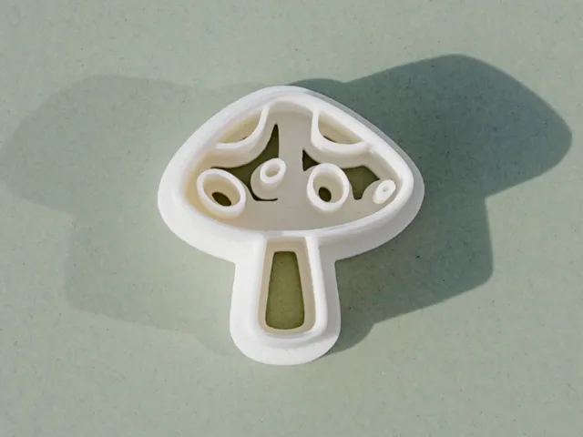 Mushroom Polymer Clay Cutter Earrings Necklaces