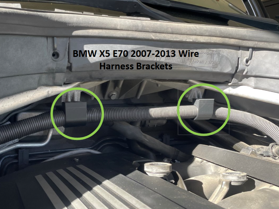 Miniatura 1 do modelo 3D BMW X5 Wire Harness Modification Brackets
