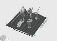 0.2mm layer, 2 walls, 7% infill all in one plate