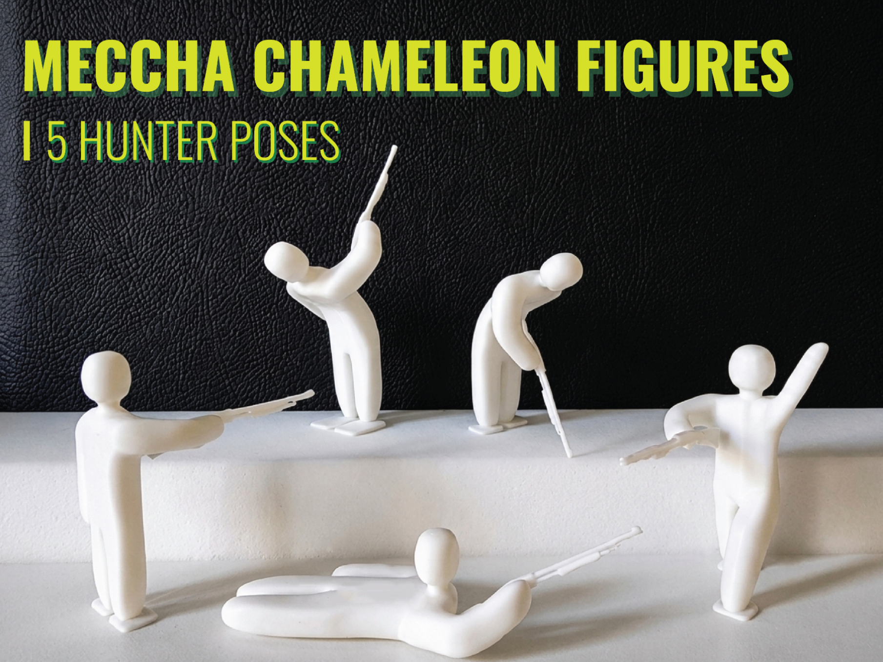 Meccha Chameleon (5 hunter poses!) Game Figures