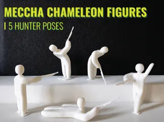 Meccha Chameleon (5 hunter poses!) Game Figures