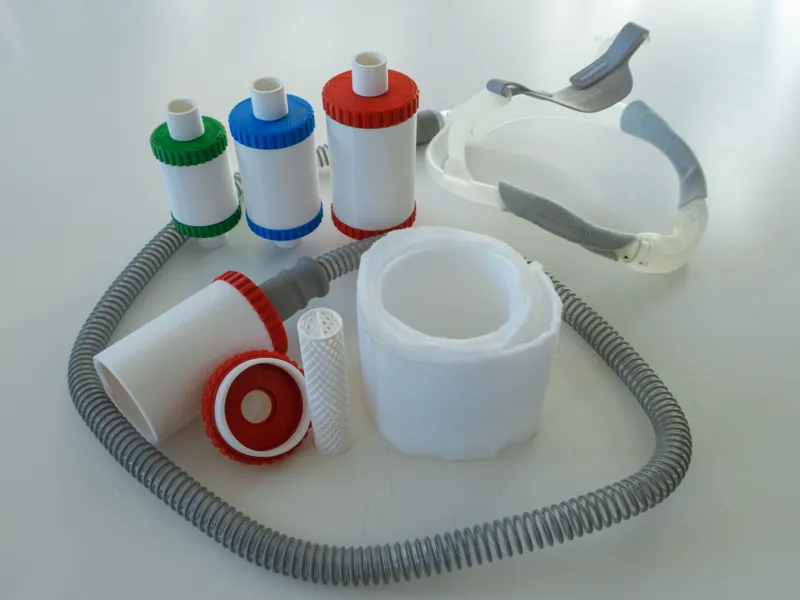 The "Silent Night" CPAP Silencer for sleep apnea