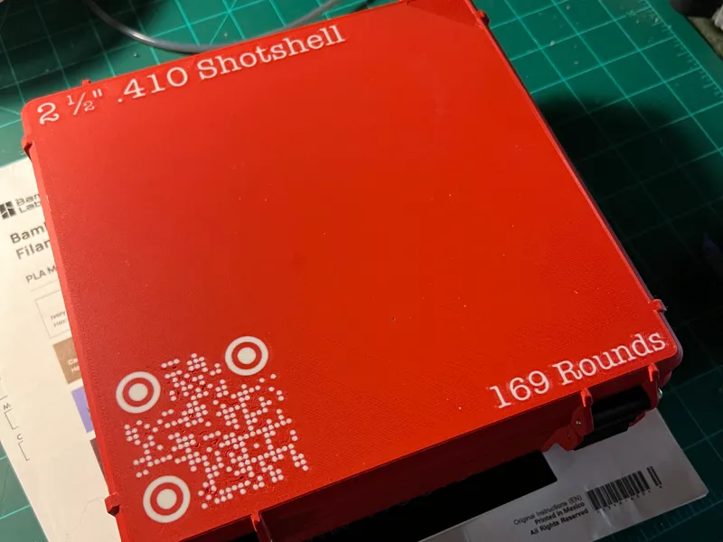 .410 Shotgun Shell (2½ inch) Rugged Case