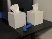 Boîte à mouchoirs carrée minimaliste — photo 3