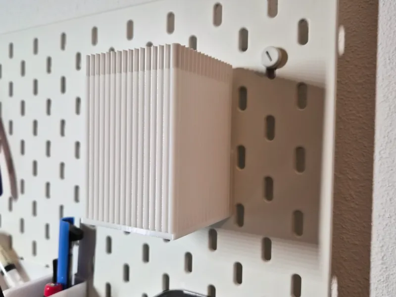 Magnetic Skadis Waste Bin