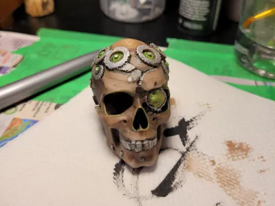 Steampunk Skull 03