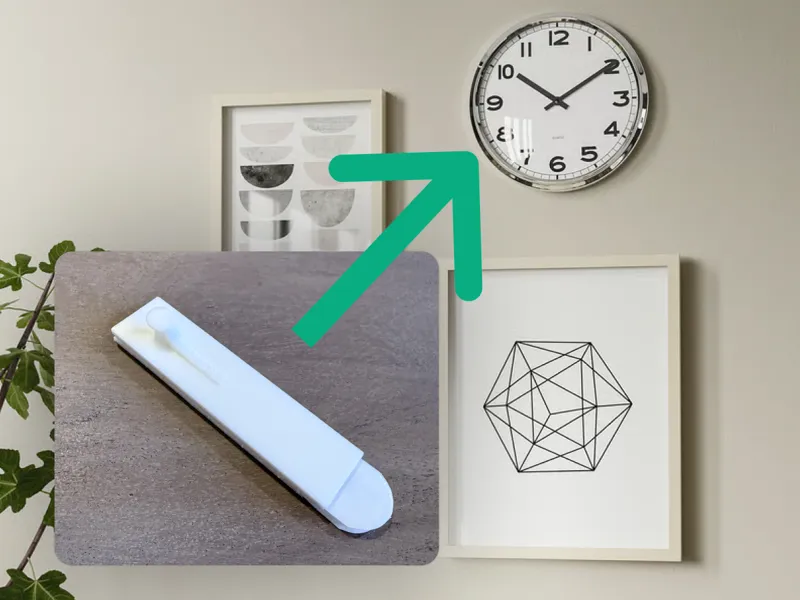 No-Drill Clock Wall Hanger / Command Strip