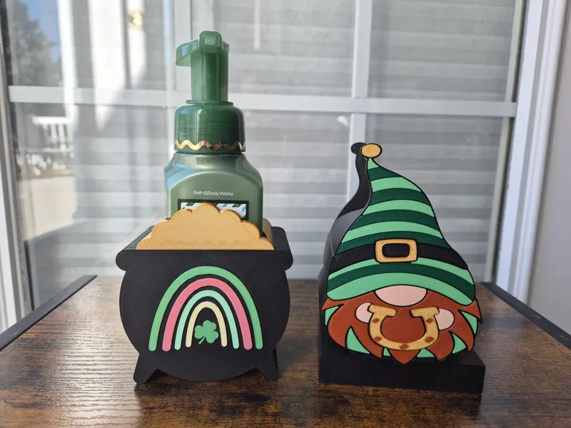 St.Patricks Gnome and gold pot