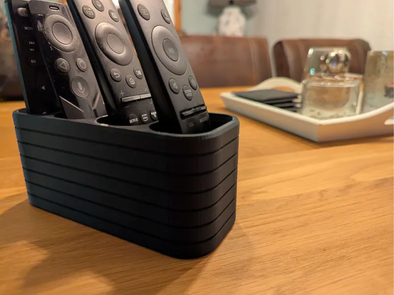 Modern Remote Holder - 4 slots