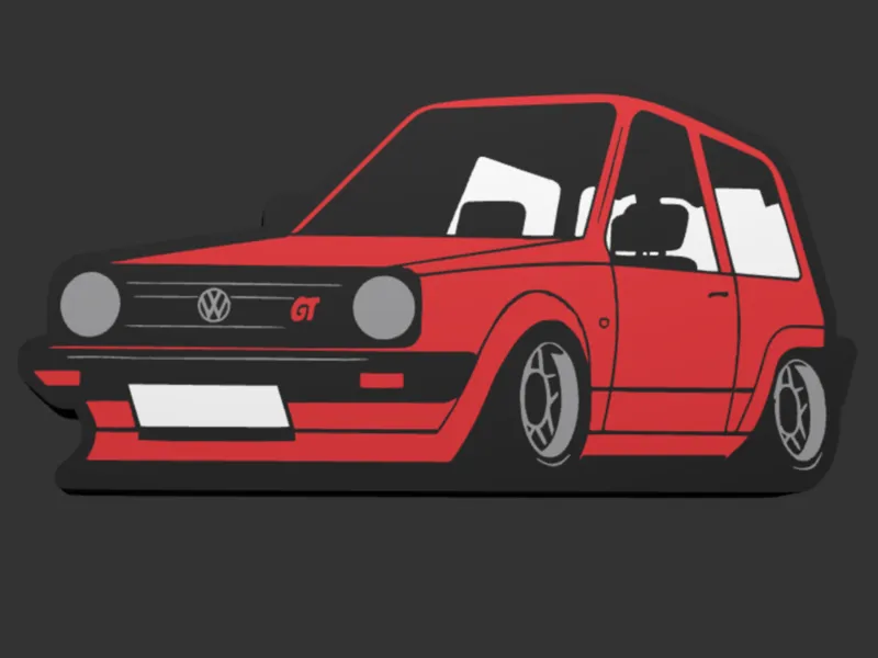 Volkswagen MK I Tooned Lightbox