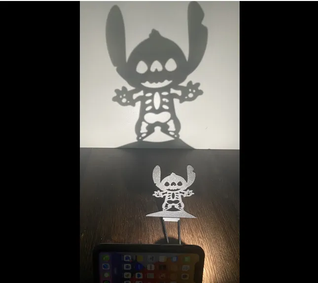 Halloween Shadow Lights: Skeleton Stitch, Witch, and Cat  