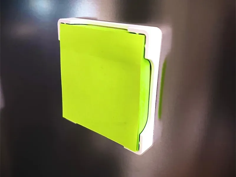 Fridge Sticky Note Dispenser – One-Hand Removal