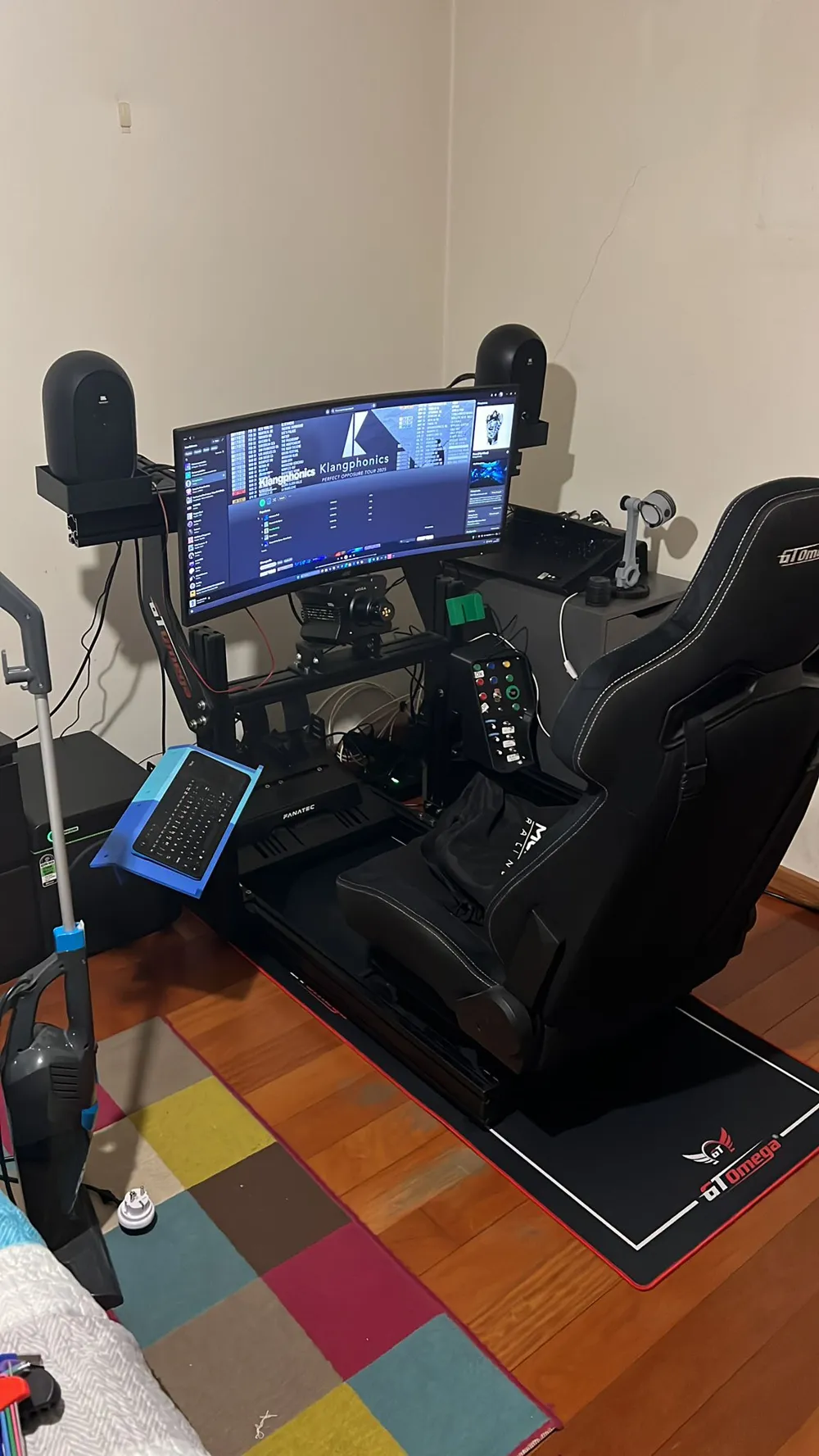 Sim rig profile speaker holder - Free 3D Print Model - MakerWorld