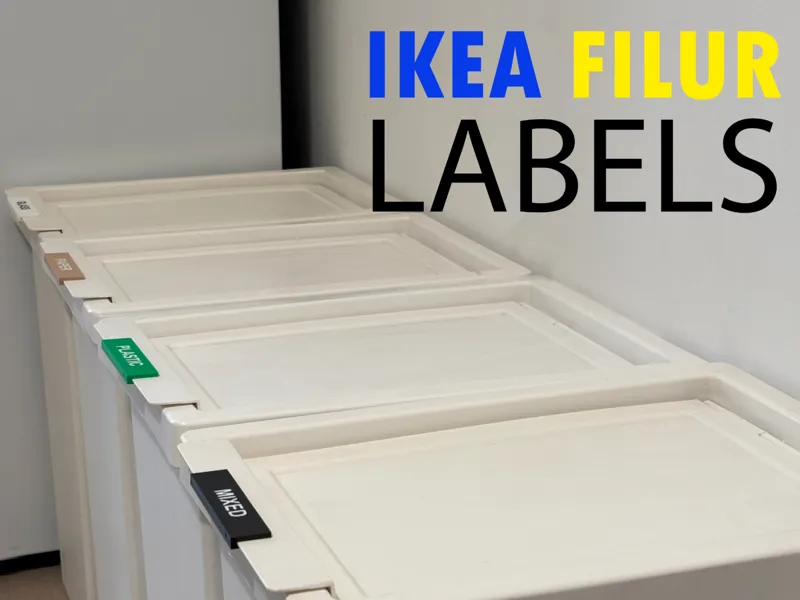 IKEA FILUR bin labels - FULL CUSTOMIZABILE