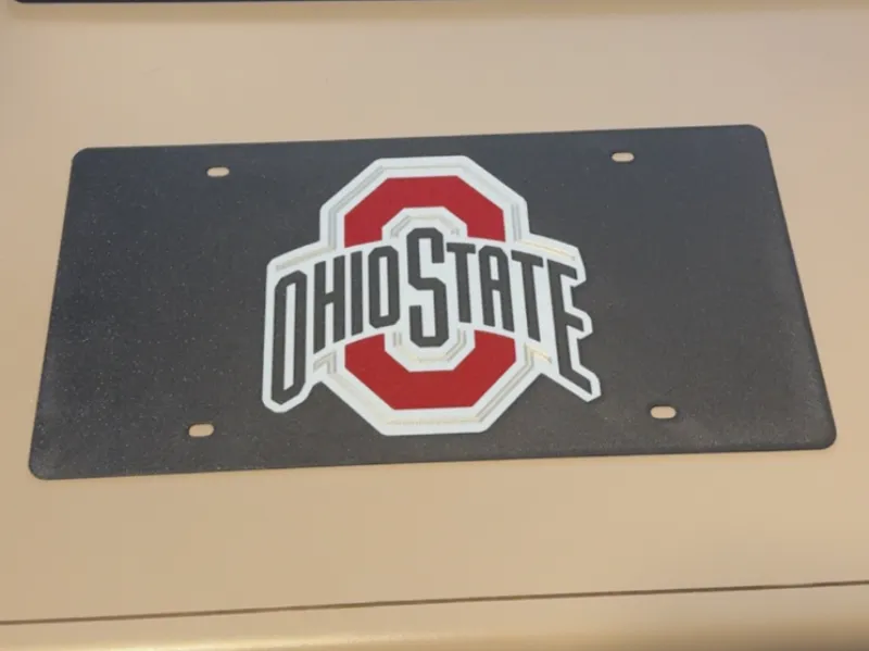Ohio State License Plate