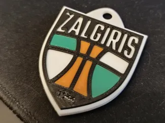 Zalgiris Logo KeyChain