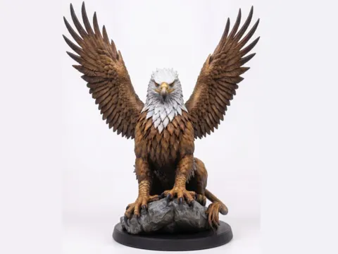 Figura decorativa: Griffon D&D Miniature (70mm) — referencia de MakerWorld