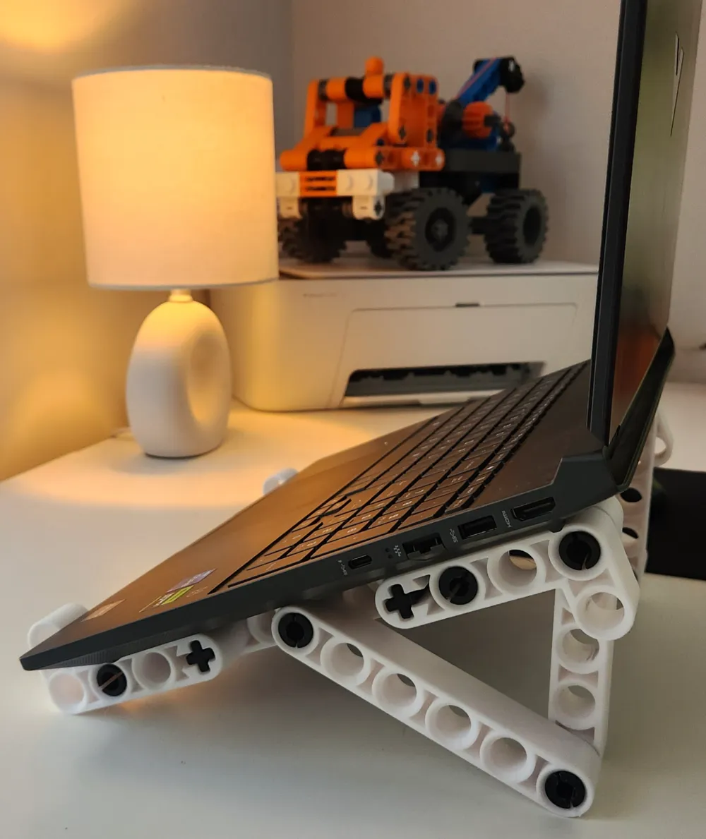 Technic Style Laptop Stand - Free 3D Print Model - MakerWorld