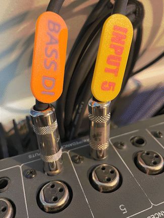 Audio/Media Cable Label Clip
