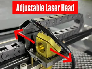 Adjustable CO2 Laser Head Mount