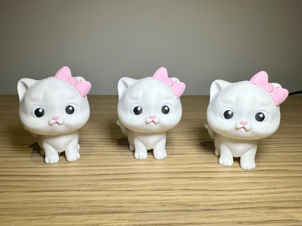 Knitted Kitty Cat Duo by Murf Lab 3D - MakerWorld