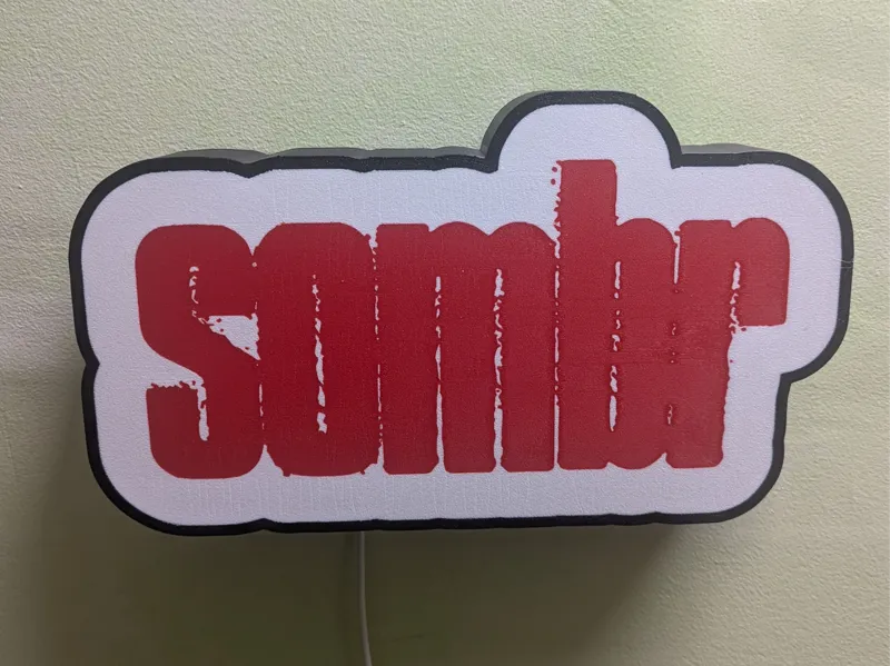 Sombr Light Box Logo