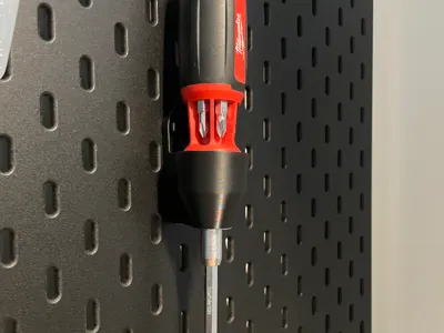 IKEA Skadis - MILWAUKEE Ratchet screwdriver holder